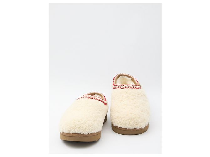 Tasman Maxi Curly Ugg Bianco - vista 5