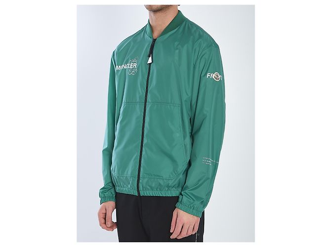 Giacca bomber Ostria Moncler x FRGMNT verde - vista 2