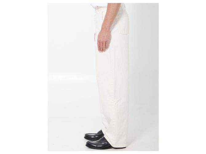 Ami Paris Balloon Jeans aus weißer Baumwolle - Ansicht 3