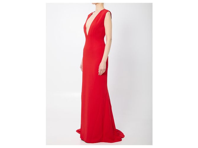 Abito maxi Althea rosso Solace London - vista 2