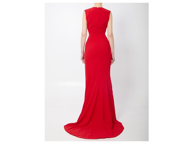 Abito maxi Althea rosso Solace London - vista 4