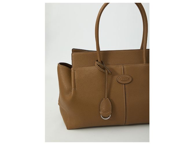 Tod's Bolso Tote mediano de piel martillada Castaño - vista 4