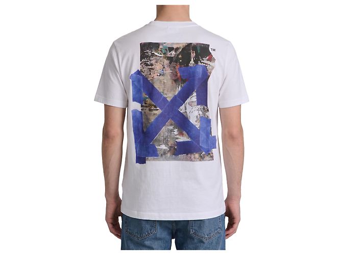 Off White Bacco Arrow Skate T-Shirt Weiß - Ansicht 2