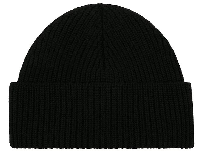 Ami Paris Black Ami de Coeur Beanie Schwarz - Ansicht 2
