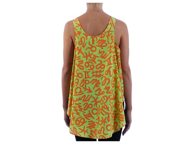 Top Jeremy Scott Verde de Algodón y Lyocell - vista 3