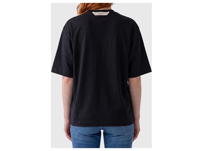 Jacquemus Camiseta de manga corta Rond Carré Negro - vista 2