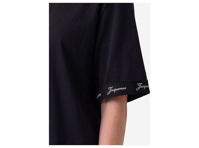 Jacquemus Camiseta de manga corta Rond Carré Negro - vista 5
