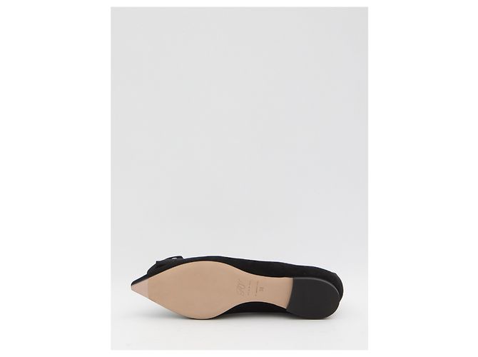 Roger Vivier Bailarinas I Love Vivier con rosa Negro - vista 4