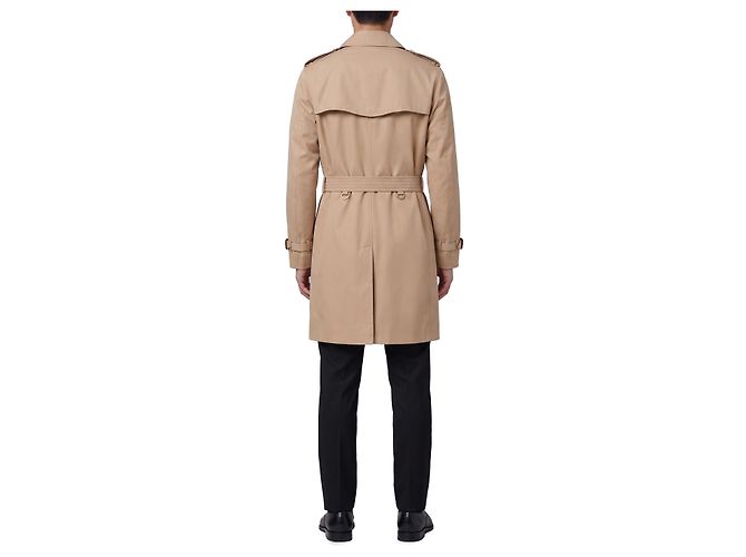 Burberry Trench-coat Heritage Kensington mi-long Beige - vue 3