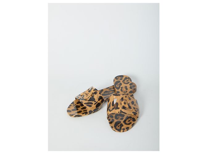 Dolce & Gabbana Leo Leo Print Gummischlappen braun - Ansicht 5
