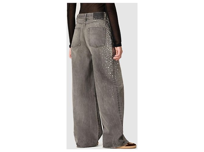 Golden Goose Jeans Boyfriend Vintage Melody Grigio - vista 2