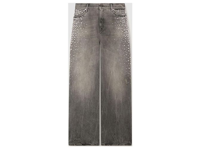 Golden Goose Jeans Boyfriend Vintage Melody Grigio - vista 3