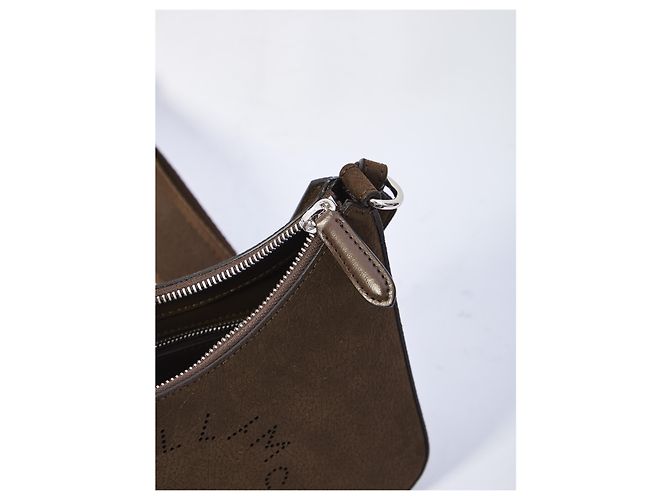 Stella Mc Cartney Bolso hobo Stella McCartney Alter Suede marrón Castaño - vista 4