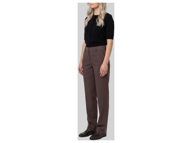 Sutton New York Stretch-Canvas-Hose in Kaffeebraun - Ansicht 2