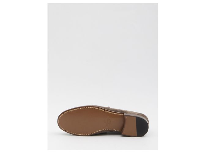 Valentino Garavani Mocassini VLogo Signature Marrone - vista 4