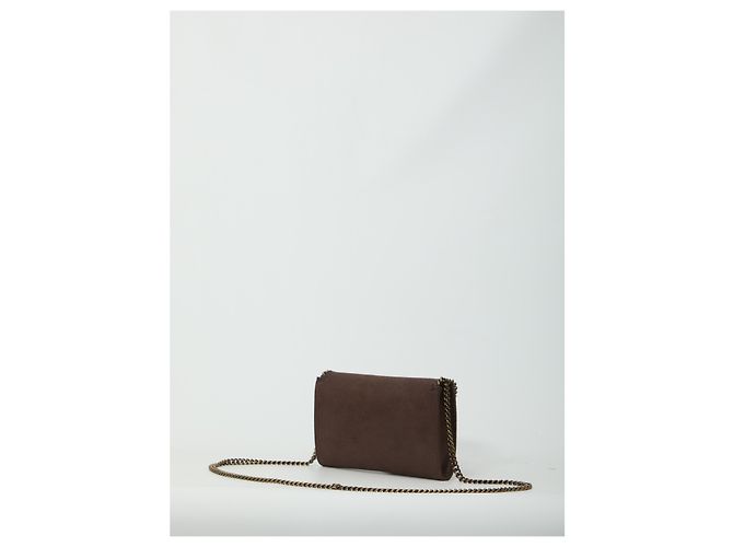 Stella Mc Cartney Borsa crossbody Falabella wallet on chain Marrone - vista 2
