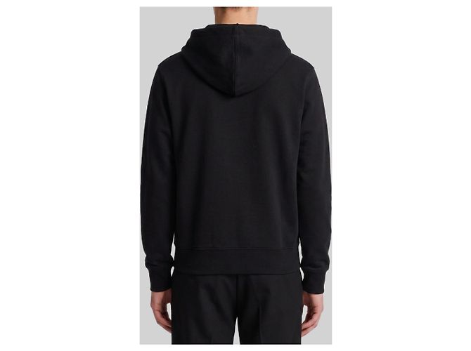 Ami Paris Felpa con cappuccio e zip Ami de Coeur Nero - vista 2