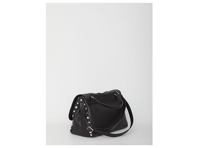 Sac Zanellato Postina Daily S en cuir noir - vue 2