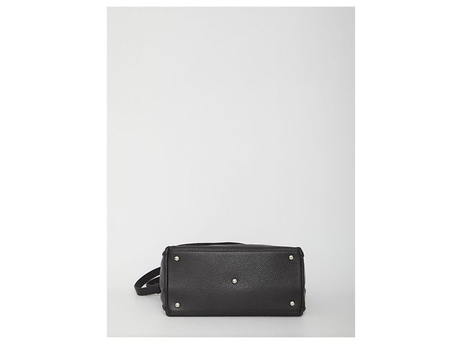 Sac Zanellato Postina Daily S en cuir noir - vue 3