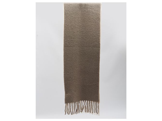 Bufanda Jacquemus Moisson Beige Alpaca - vista 2
