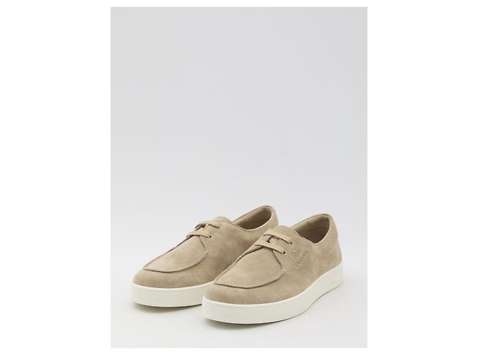 Scarpe stringate Church's Longsight 2 in pelle beige - vista 2