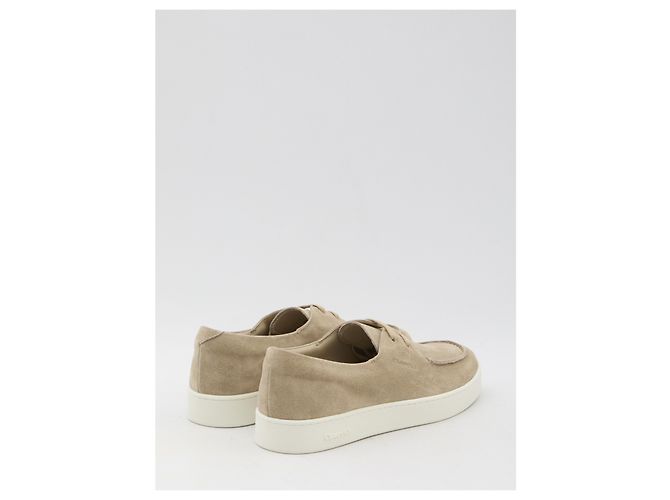 Scarpe stringate Church's Longsight 2 in pelle beige - vista 3