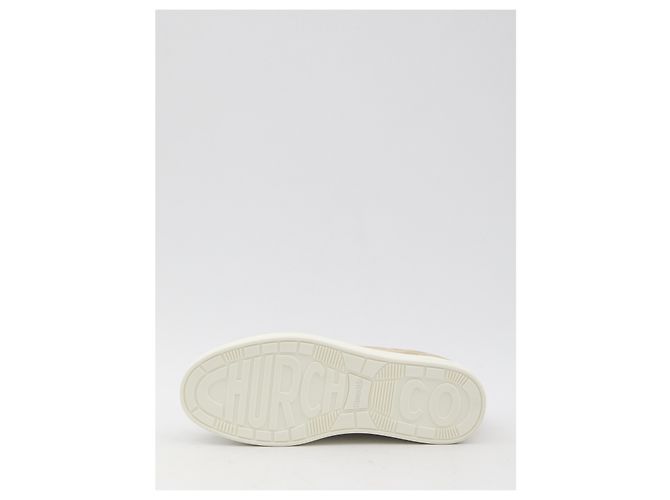 Scarpe stringate Church's Longsight 2 in pelle beige - vista 4
