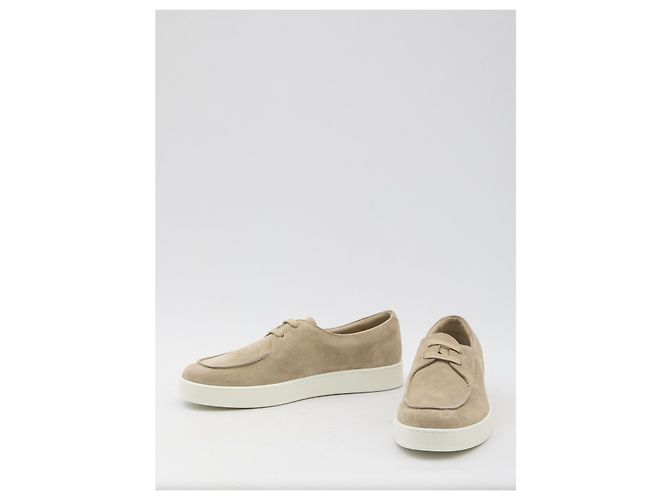 Scarpe stringate Church's Longsight 2 in pelle beige - vista 5