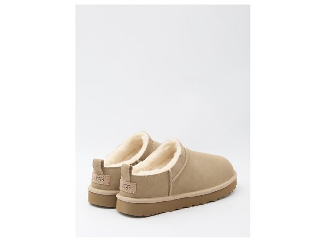 Ugg Classic Micro Boots Beige Leather - view 3