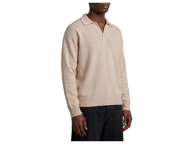 Roberto Collina Pink Salt Skipper Polohemd Beige - Ansicht 2