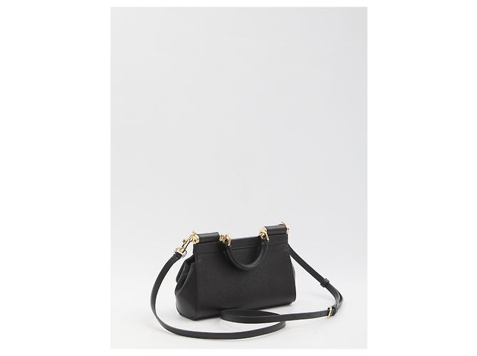 Borsa Sicily mini Dolce & Gabbana nera in pelle Nero - vista 2