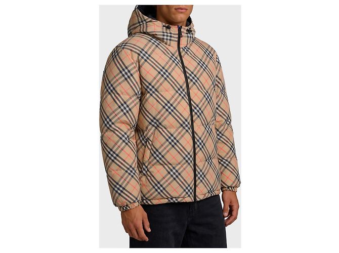 Burberry Reversible Snowdonia Check down jacket Beige - view 2