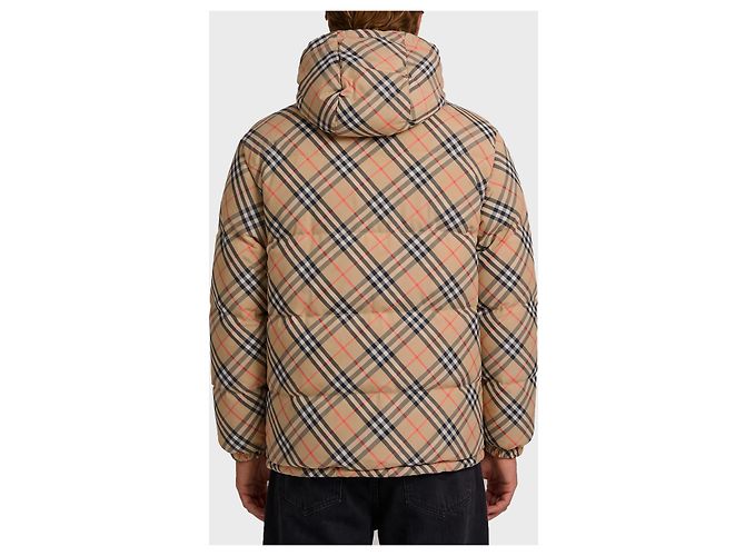 Burberry Reversible Snowdonia Check down jacket Beige - view 3