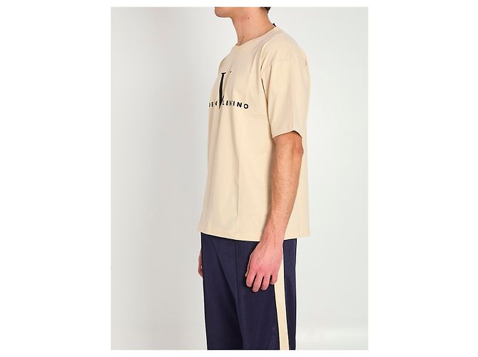 Valentino Garavani T-shirt in jersey di cotone Crudo - vista 2
