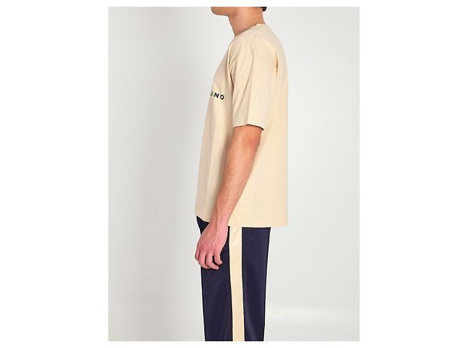 Valentino Garavani T-shirt in jersey di cotone Crudo - vista 3