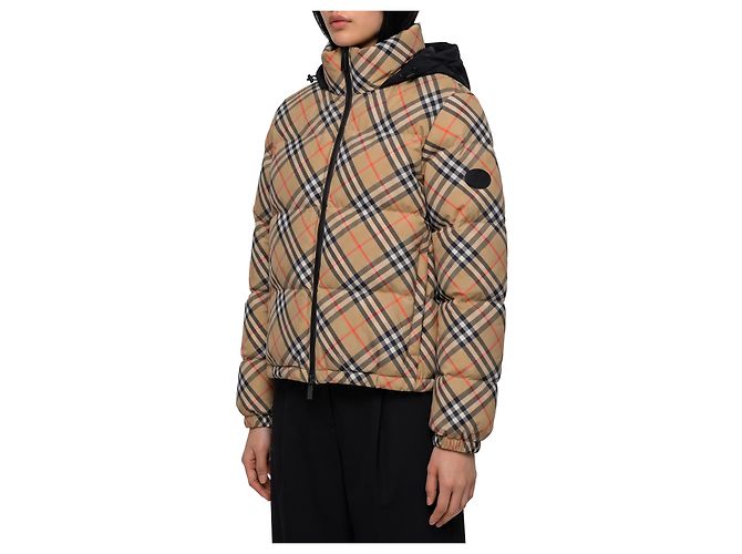 Burberry Ambleside Karierter Pufferjacke Beige - Ansicht 2