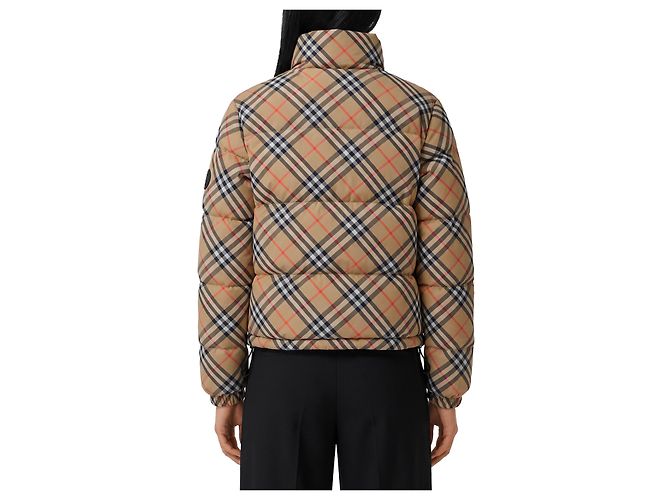 Burberry Ambleside Karierter Pufferjacke Beige - Ansicht 3