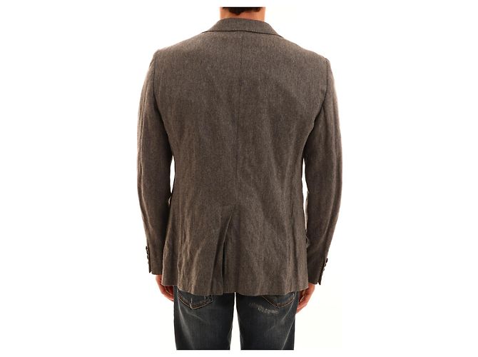 Tonello Gray Wool Jacket Grey - view 4