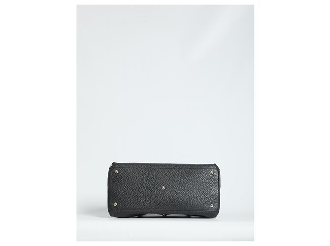 Borsa Zanellato Centauro in pelle di vitello martellata nera Nero - vista 3