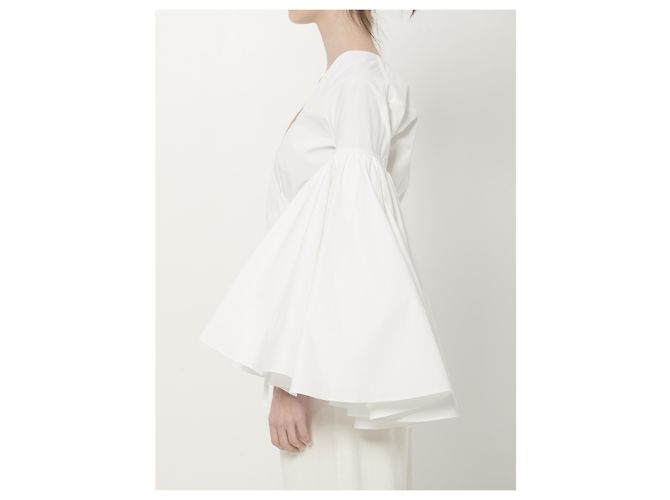 Jacquemus Cache-cœur Paysan Hemd Weiß - Ansicht 3