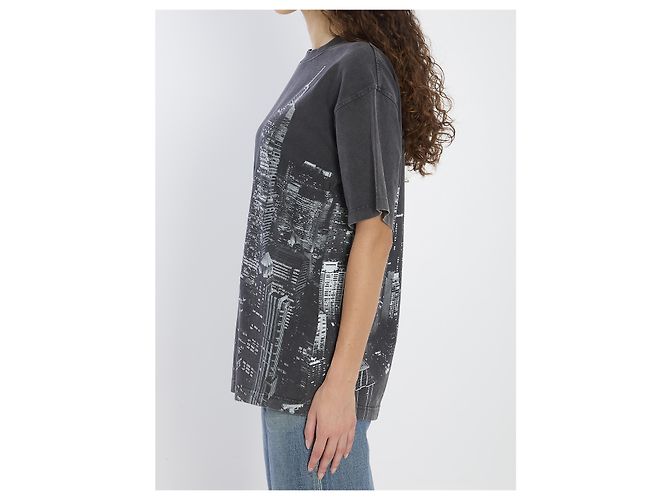 Alexander Wang T-shirt con strass Nero - vista 3