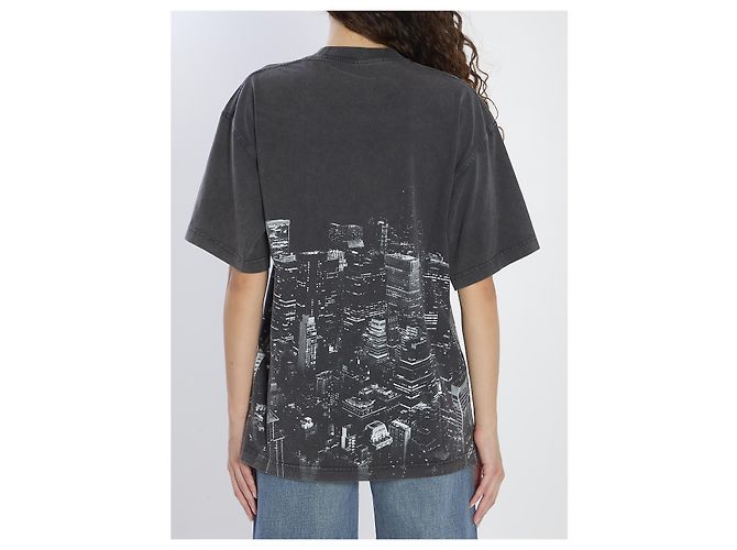 Alexander Wang T-shirt con strass Nero - vista 4