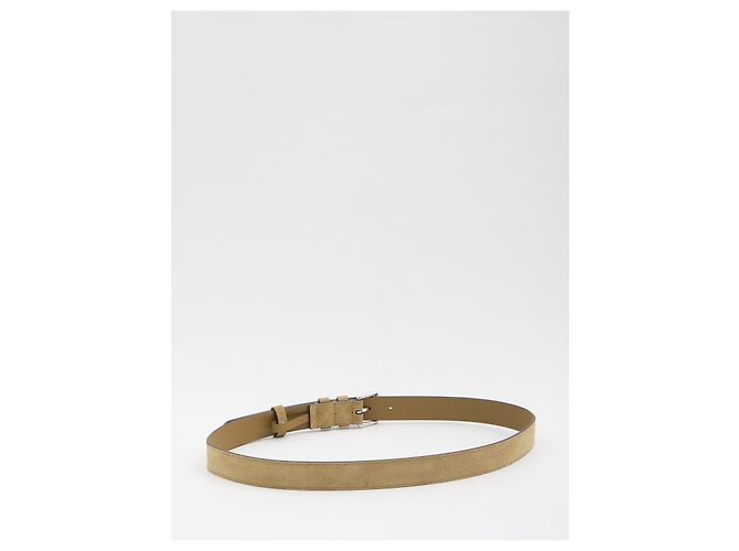 Valentino Garavani Rockstud Wildledergürtel beige - Ansicht 2
