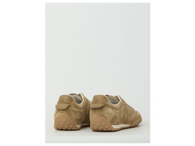 Tod's Cappuccino Wildleder-Sneaker Beige - Ansicht 3