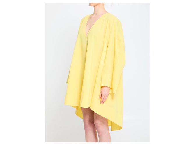 Vestido midi Paysan Jacquemus amarillo de algodón - vista 2