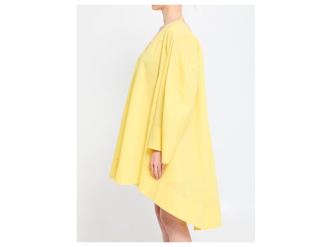Vestido midi Paysan Jacquemus amarillo de algodón - vista 3