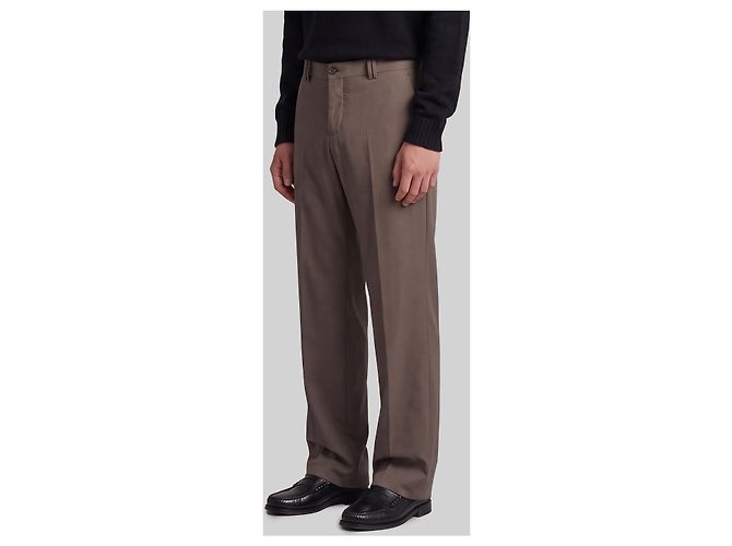 PT Torino Michael trousers in bistretch batavia wool Brown - view 2