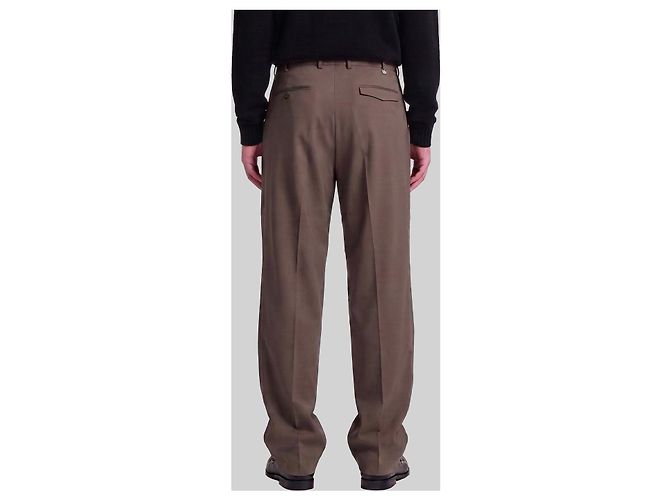 PT Torino Michael trousers in bistretch batavia wool Brown - view 3