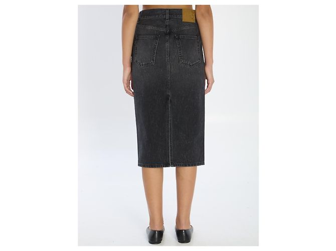 Haikure Kim Authentic denim skirt Black - view 4