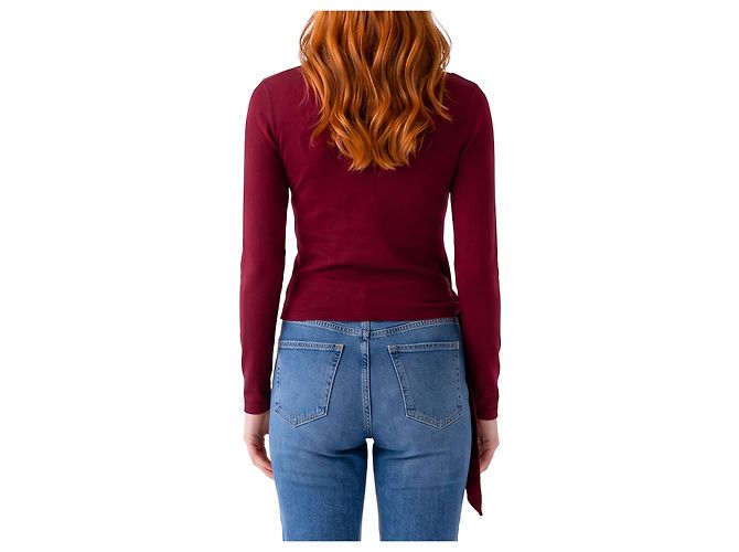 Federica Tosi Cut-off Top mit Schärpe - Ansicht 3